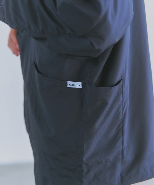 MAISON CLUB(メゾンクラブ)の「【MAISON CLUB】SUPER LIGHT TECH TRAVEL 2B JACKET/超軽量リップストップ素材/Tech Nylon Jacket /テックジャケット(テーラードジャケット・メンズ・ネイビー/ブラック/カーキ・M/L)」の8枚目の写真