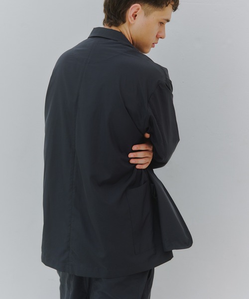 MAISON CLUB(メゾンクラブ)の「【MAISON CLUB】SUPER LIGHT TECH TRAVEL 2B JACKET/超軽量リップストップ素材/Tech Nylon Jacket /テックジャケット(テーラードジャケット・メンズ・ネイビー/ブラック/カーキ・M/L)」の20枚目の写真