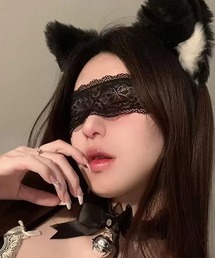 c.u.l（シーユーエル）の「猫耳カチューシャ レース リボンチョーカー 3点セット cula1193（バレッタ/ヘアクリップ）」