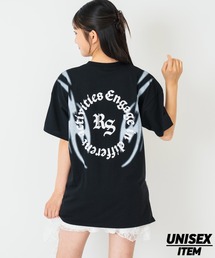 ANAP GｉRL（アナップガール）の「ANAPR+S サイドジップ デザイン Tシャツ【キッズお揃い】【ユニセックス】（Tシャツ/カットソー・キッズ）」