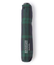 MACKINTOSH PHILOSOPHY（ﾏｯｷﾝﾄｯｼｭ ﾌｨﾛｿﾌｨｰ）の「Barbrella(R) バーブレラ ポリエステル30D×チェック(55cm)（折りたたみ傘・メンズ）」
