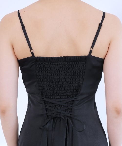 AND COUTURE（アンドクチュール）の「チュールケープセットドレス（ドレス・レディース・オレンジ/ブルーグレー/ブラック・FREE）」の11枚目の写真