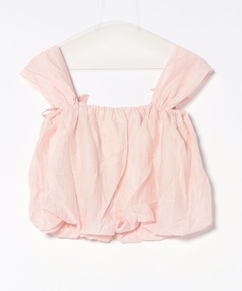 Mayree（メイリー）の「【Mayree】蝶々 リボン ノースリーブ バルーン トップス（キャミソール・レディース・ホワイト/ブルー/ピンク・FREE）」の11枚目の写真