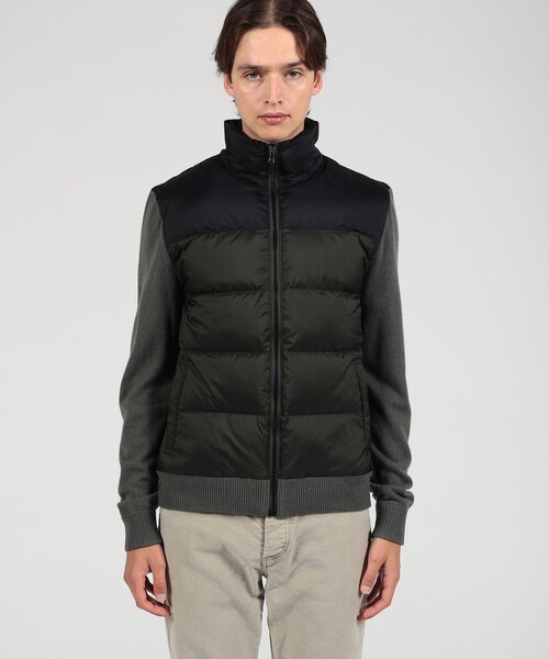 セール】ツートンカラー ダウンジャケット MWRN2168（ダウンジャケット