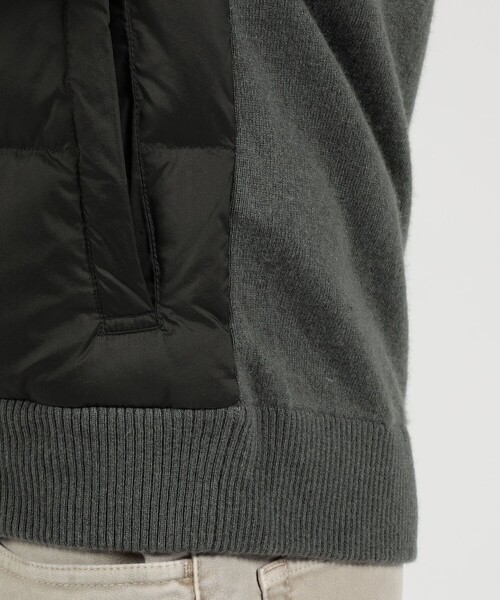 JAMES PERSE(ジェームスパース)の「ツートンカラー ダウンジャケット MWRN2168(ダウンジャケット/コート・メンズ・ダークグリーン/ブラック・1/0/2/3)」の10枚目の写真