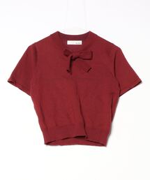 「LOVELESS」 半袖ニット 38 レッド レディース 23区（38） ハイネック半袖ニット レッド かわいい - メルカリ