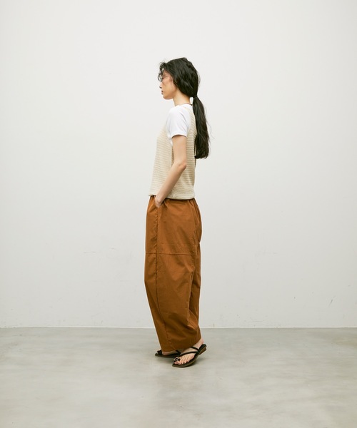Lutim by u（ルチバイユー）の「Soft gauge knit vest / ソフトゲージニットベスト（ベスト・レディース・キャメル/ブラック/ナチュラル・FREE）」の17枚目の写真