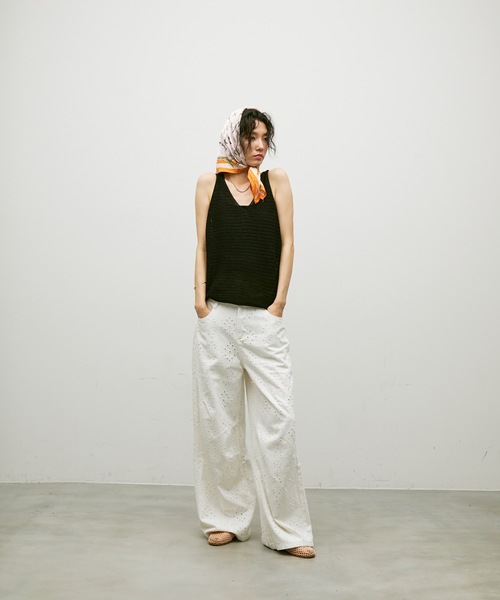 セール】Soft gauge knit vest / ソフトゲージニットベスト