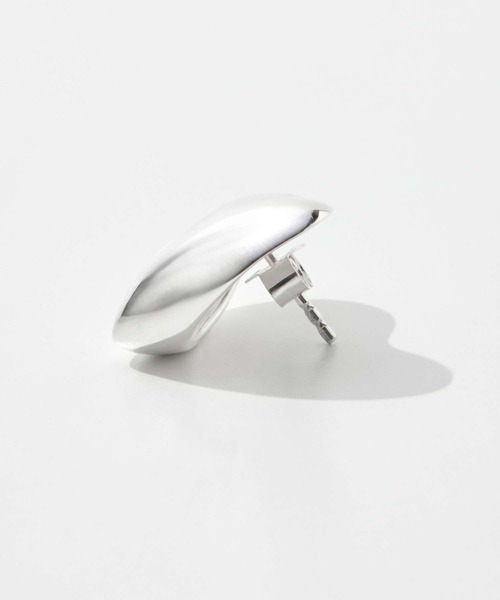 ANNIKA INEZ（アニカイネズ）の「ANNIKA INEZ Voluptuous Heart Earrings, Sml アニカ イネズ ハート ピアス スモール（ピアス（両耳用）・レディース・シルバー・FREE）」の11枚目の写真