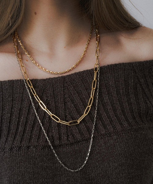 HARE（ハレ）の「4チェーンタレンネックレス(HARE)（ネックレス・レディース・シルバー系その他/シルバー・FREE）」の2枚目の写真