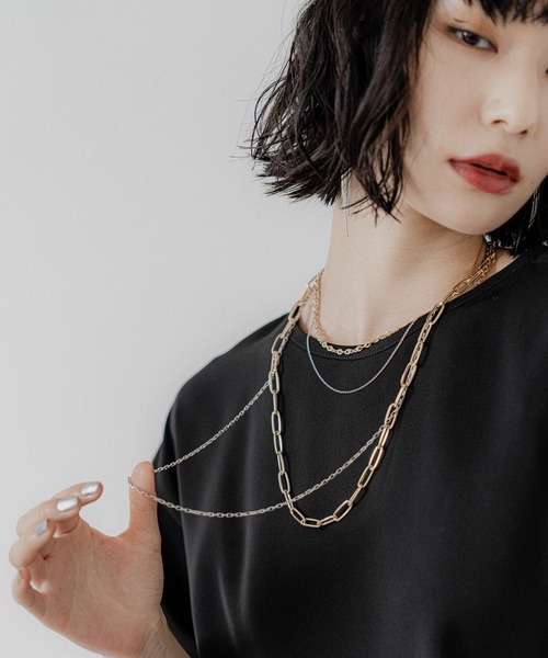 HARE（ハレ）の「4チェーンタレンネックレス(HARE)（ネックレス・レディース・シルバー系その他/シルバー・FREE）」の8枚目の写真
