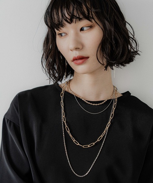 HARE（ハレ）の「4チェーンタレンネックレス(HARE)（ネックレス・レディース・シルバー系その他/シルバー・FREE）」の9枚目の写真