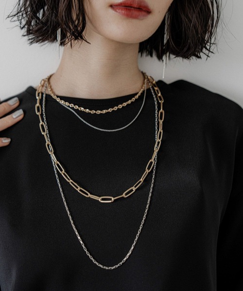 HARE（ハレ）の「4チェーンタレンネックレス(HARE)（ネックレス・レディース・シルバー系その他/シルバー・FREE）」の12枚目の写真