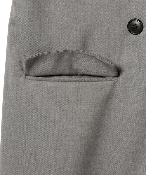 Ray BEAMS（レイビームス）の「ロング ジレ ワンピース（ワンピース・レディース・グレー/ブラック・0/1）」の22枚目の写真