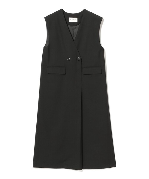 Ray BEAMS（レイビームス）の「ロング ジレ ワンピース（ワンピース・レディース・グレー/ブラック・0/1）」の6枚目の写真