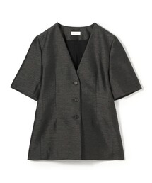 麻里 美品 ボールジィ ノーカラージャケット 羊革 BALLSEY｜ボールジィのノーカラージャケット通販 - ZOZOTOWN