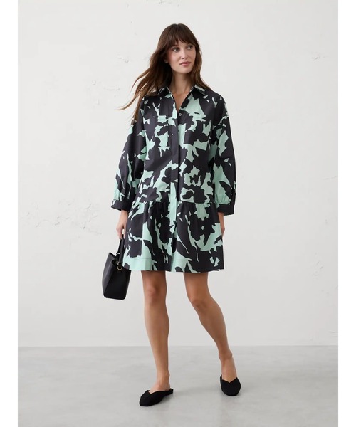 BANANA REPUBLIC ミニワンピース セール】BANANA REPUBLIC FACTORY STORE パフスリーブ