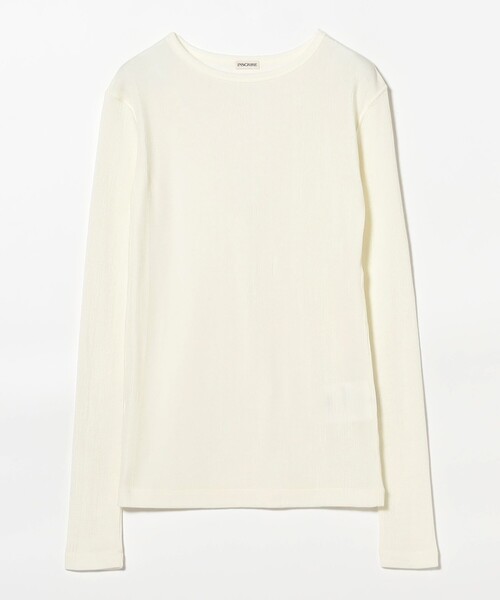 INSCRIRE(アンスクリア)の「【1/1値下げ】INSCRIRE / リブ レイヤード Tシャツ(Tシャツ/カットソー・レディース・チャコールグレー・ONE SIZE)」の12枚目の写真