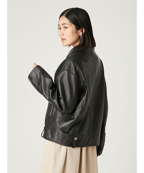 FRAY I.D（フレイアイディー）の「レザーライダースジャケット