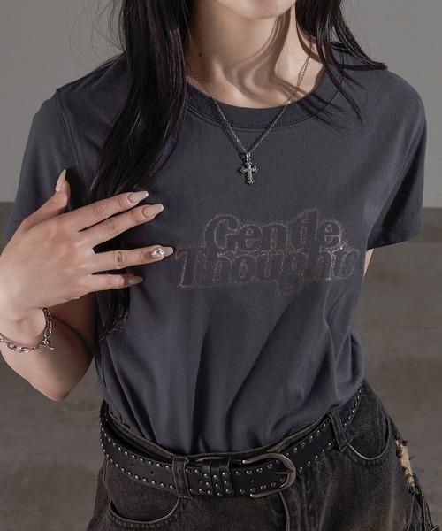 apres jour mignon(アプレジュールミニョン)の「アソートチビTシャツ【ZOZOTOWN限定アイテム】(Tシャツ/カットソー・レディース・ブラック系その他/ブラック/オフホワイト/ブラック系その他2・X-LARGE/フリー)」の4枚目の写真