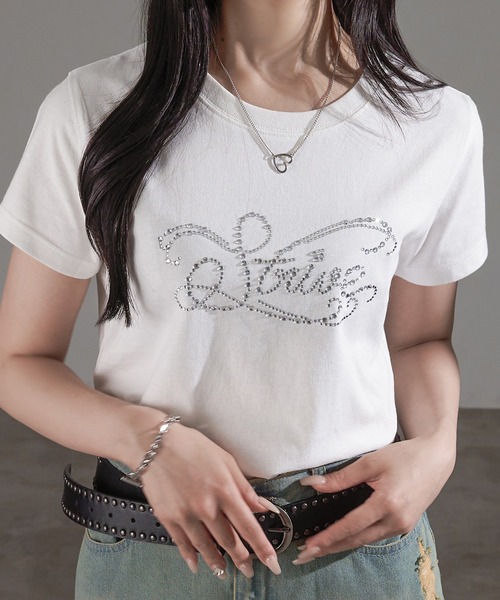 apres jour mignon(アプレジュールミニョン)の「アソートチビTシャツ【ZOZOTOWN限定アイテム】(Tシャツ/カットソー・レディース・ブラック系その他/ブラック/オフホワイト/ブラック系その他2・X-LARGE/フリー)」の2枚目の写真