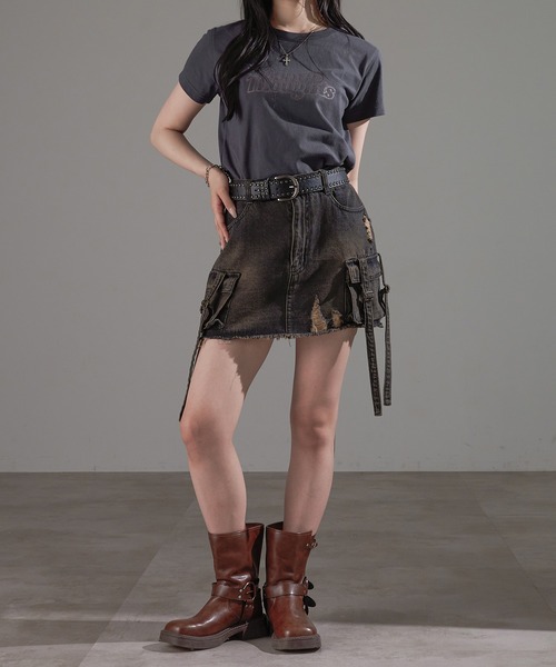 apres jour mignon(アプレジュールミニョン)の「アソートチビTシャツ【ZOZOTOWN限定アイテム】(Tシャツ/カットソー・レディース・ブラック系その他/ブラック/オフホワイト/ブラック系その他2・X-LARGE/フリー)」の15枚目の写真
