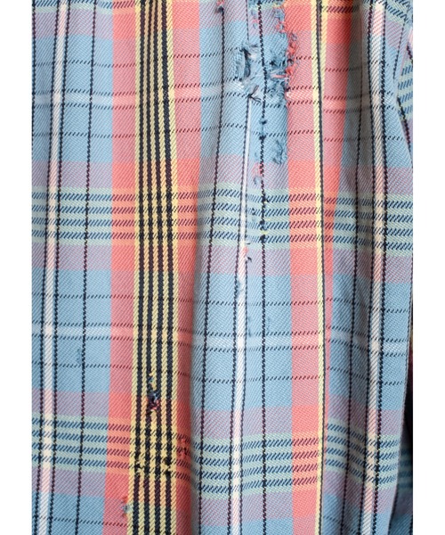 SEVESKIG(セヴシグ)の「SEVESKIG/セブシグ/CHECK SHIRTS_SH-SV-NRS-1003(シャツ/ブラウス・メンズ・サックスブルー/ベージュ・SMALL/MEDIUM/LARGE/X-LARGE)」の8枚目の写真