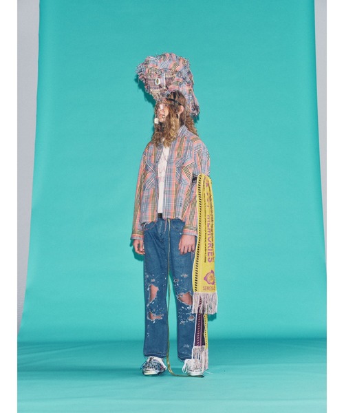 SEVESKIG(セヴシグ)の「SEVESKIG/セブシグ/CHECK SHIRTS_SH-SV-NRS-1003(シャツ/ブラウス・メンズ・サックスブルー/ベージュ・SMALL/MEDIUM/LARGE/X-LARGE)」の11枚目の写真