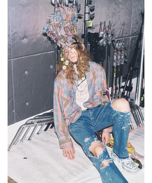 SEVESKIG(セヴシグ)の「SEVESKIG/セブシグ/CHECK SHIRTS_SH-SV-NRS-1003(シャツ/ブラウス・メンズ・サックスブルー/ベージュ・SMALL/MEDIUM/LARGE/X-LARGE)」の15枚目の写真