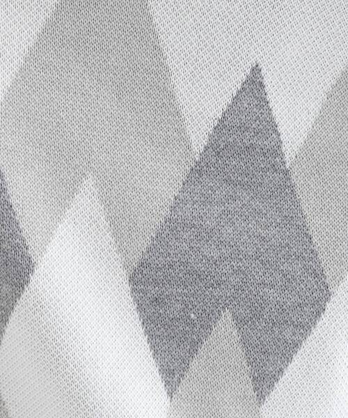 tk.TAKEO KIKUCHI（ティーケータケオキクチ）の「アーガイルカーディガン（カーディガン/ボレロ・メンズ・グレー/アイボリー/ブラック・02/03/04）」の7枚目の写真