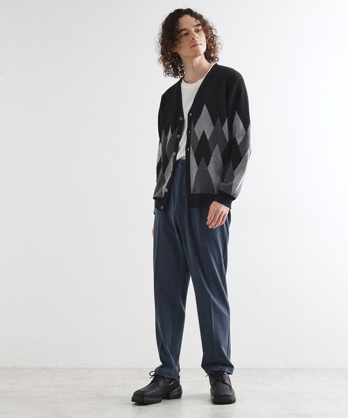 tk.TAKEO KIKUCHI（ティーケータケオキクチ）の「アーガイルカーディガン（カーディガン/ボレロ・メンズ・グレー/アイボリー/ブラック・02/03/04）」の13枚目の写真