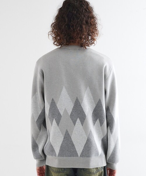 tk.TAKEO KIKUCHI（ティーケータケオキクチ）の「アーガイルカーディガン（カーディガン/ボレロ・メンズ・グレー/アイボリー/ブラック・02/03/04）」の18枚目の写真