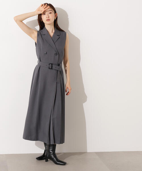 N.Natural Beauty Basic ジャンパースカート　ジレワンピース 楽天市場】テーラーカラージャンパースカート《WEB限定商品》 N