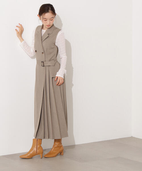 セール】【PS/低身長サイズ】トレンチディテールジャンスカ