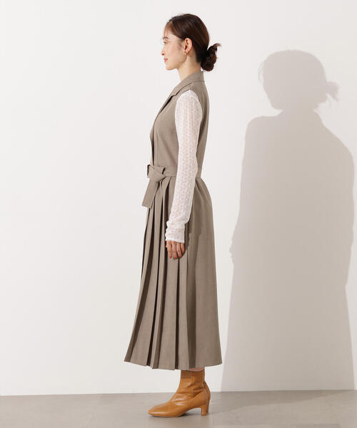 セール】【PS/低身長サイズ】トレンチディテールジャンスカ