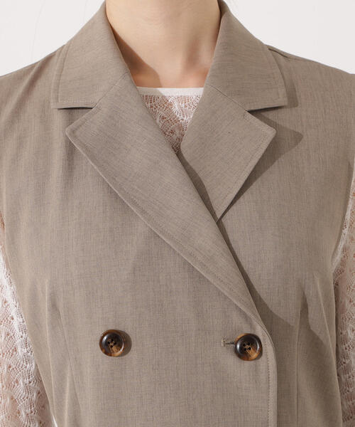 セール】【PS/低身長サイズ】トレンチディテールジャンスカ