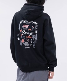 GERRY | 【ag】〔GERRY/ジェリー〕キャンプイラスト ライトウォーム裏起毛 パーカー(パーカー)