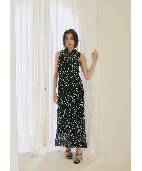 A.E.マルティ☆ファッションプレート『TAIS-TOI MON COEUR!』 セール】wave cord design dress（ワンピース）｜NOTREemor