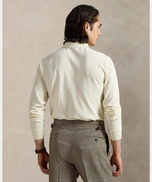 カスタム スリム ロングスリーブ ポロシャツ（ポロシャツ）｜POLO