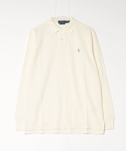 カスタム スリム ロングスリーブ ポロシャツ（ポロシャツ）｜POLO