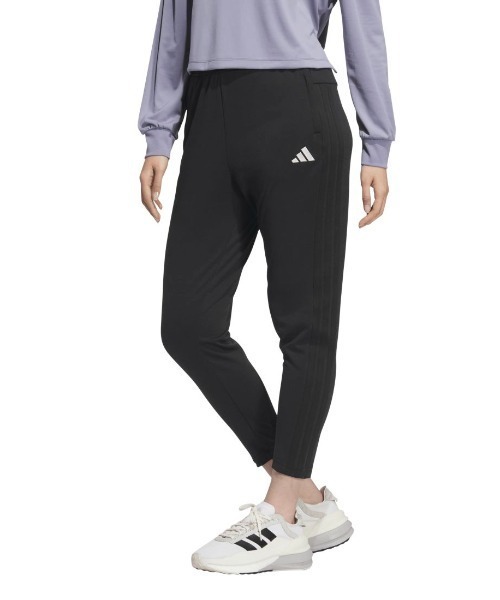 adidas（アディダス）の「アディダス adidas W ACTV KN DL テーパードアンクルパンツ（その他パンツ・レディース・ブラック×ブラック/ブラック×ホワイト・S/M/L/XL）」の2枚目の写真
