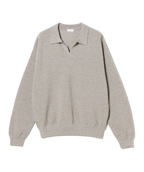 crepuscule / Co/Wo Moss Stitch Skipper（ポロシャツ）｜crepuscule