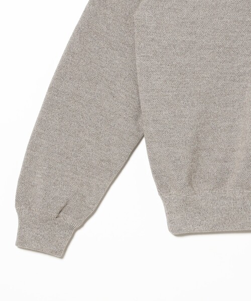 crepuscule / Co/Wo Moss Stitch Skipper（ポロシャツ）｜crepuscule