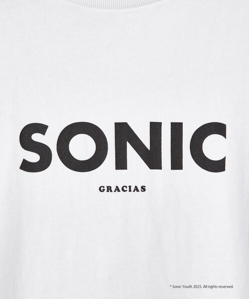 SONIC YOUTH × monkey time＞プリント ロングスリーブ Tシャツ（T