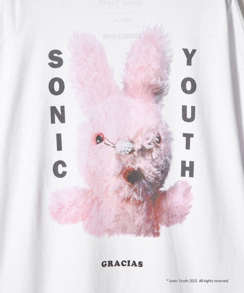 SONIC YOUTH × monkey time＞プリント ロングスリーブ Tシャツ（T