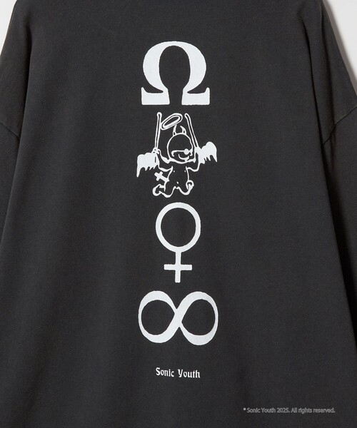 SONIC YOUTH × monkey time＞プリント ロングスリーブ Tシャツ