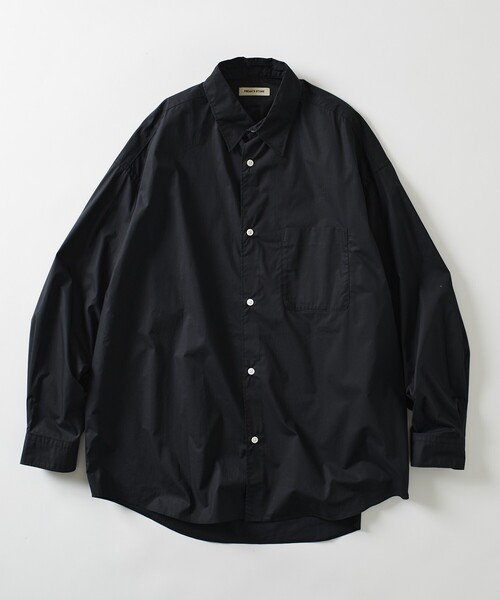 FREAK'S STORE（フリークスストア）の「限定展開 Relax Fit リラックスフィット レギュラーカラー シャツ（シャツ/ブラウス・メンズ・ベージュ/ブルー系その他/ホワイト/ライトグレー/ホワイト系その他/サックスブルー/ブラック/オリーブ/チャコールグレー・SMALL/MEDIUM/LARGE）」の4枚目の写真