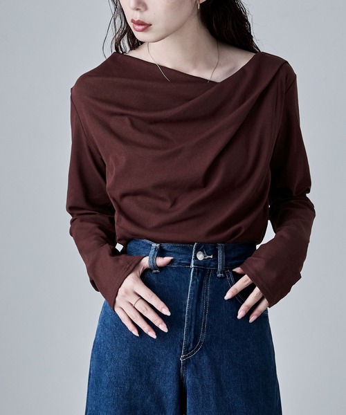 ドレープデザイン カジュアルトップス 38 ドレープデザイン カジュアルトップス 38