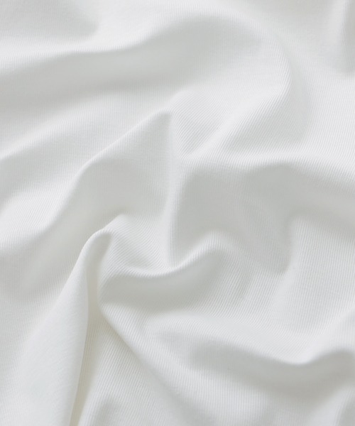 etoll.（エトル）の「フロントドレープデザイントップス（Tシャツ/カットソー・レディース・チャコールグレー/オフホワイト/ブラウン/ブラック・M）」の19枚目の写真