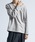 Casper JohniLXp[Wj́uDrape U-neck cut-sew/h[vUlbNJbg\[iTVc/Jbg\[jvbO[